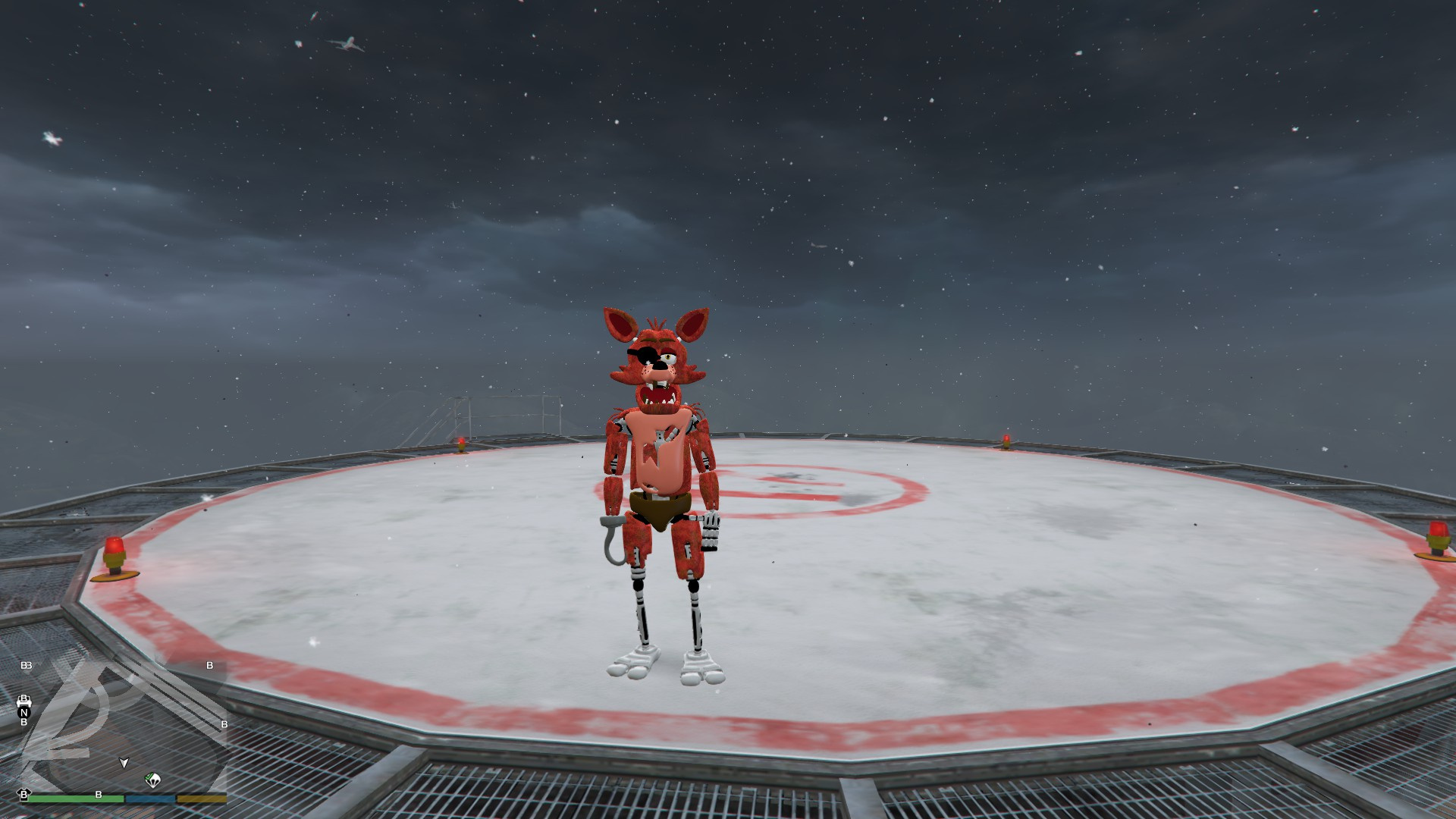 GTA 5 :- Foxy From FNAF Ped Mod for GTA V [Singleplayer/Fivem