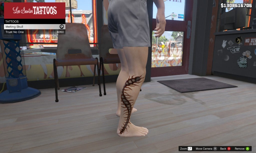 Franklin Centipede Tattoo - GTA5-Mods.com