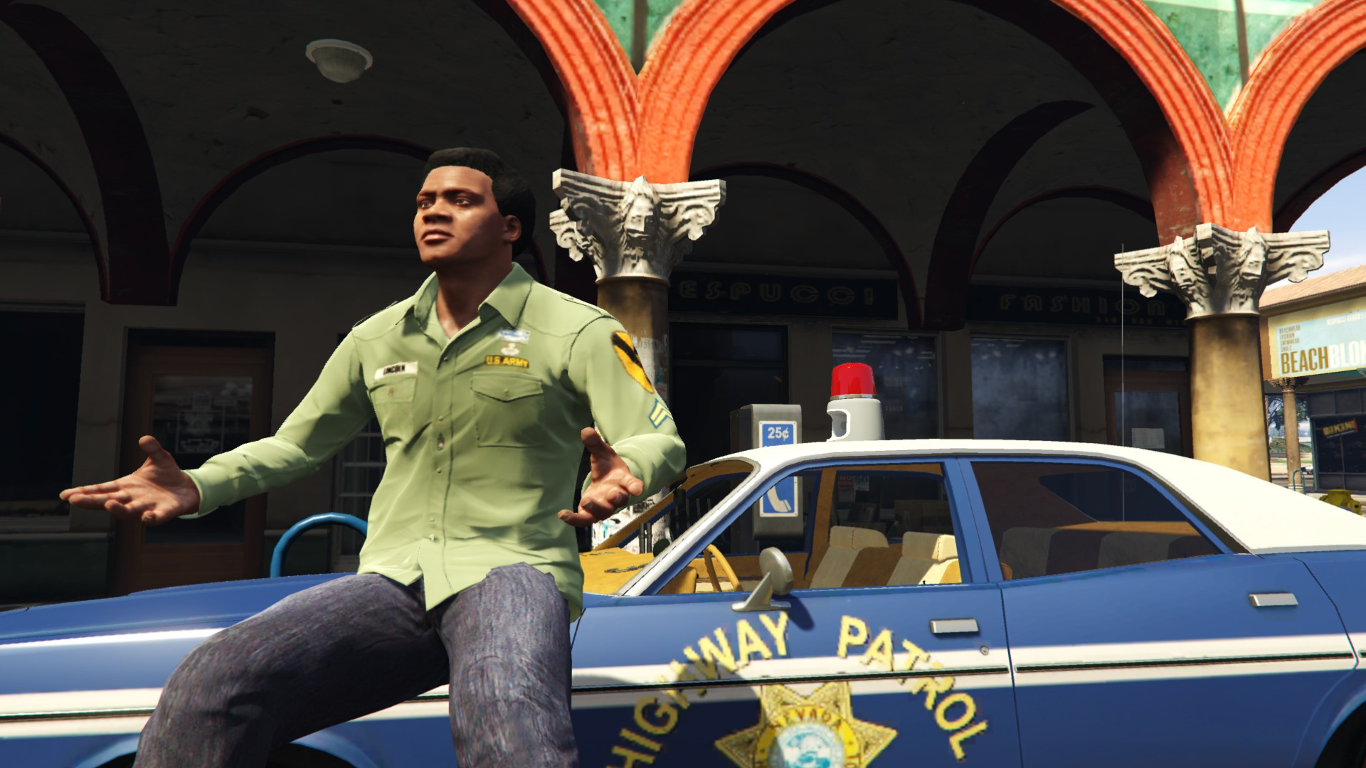 Franklin: Mafia3 Lincoln Clay's Army Jacket & Pants - Vietnam - GTA5-Mods .com