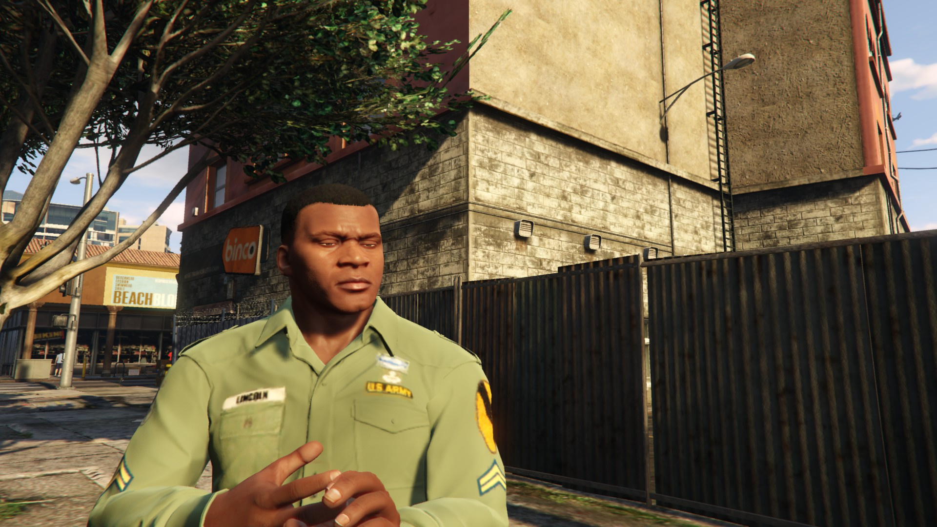 Franklin: Mafia3 Lincoln Clay's Army Jacket & Pants - Vietnam - GTA5-Mods .com