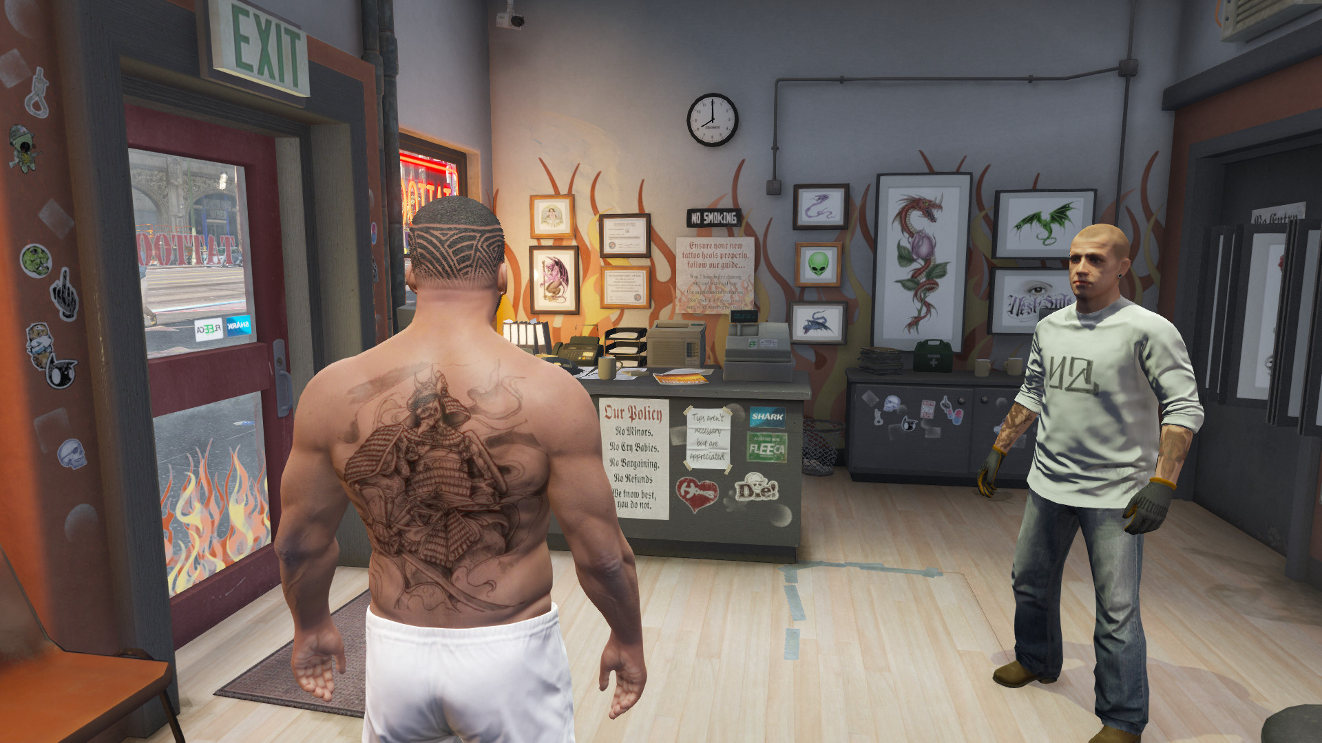 Franklin gta 5 mods tattoo фото 7