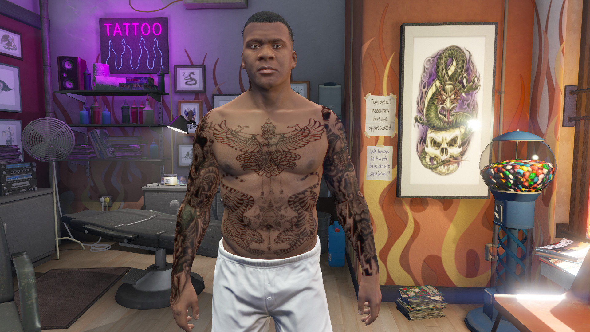 Gta 5 tattoo mod фото 1