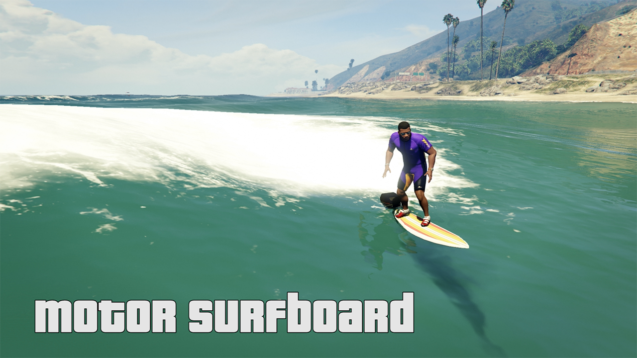 ULTIMATE SURFING MOD! GTA 5 Mods Showcase!! 