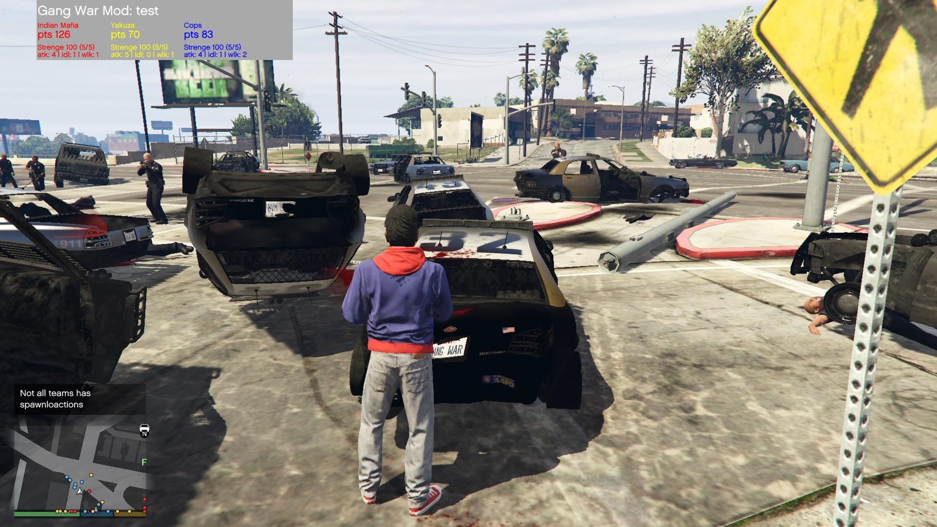 grand theft auto 5 gang wars