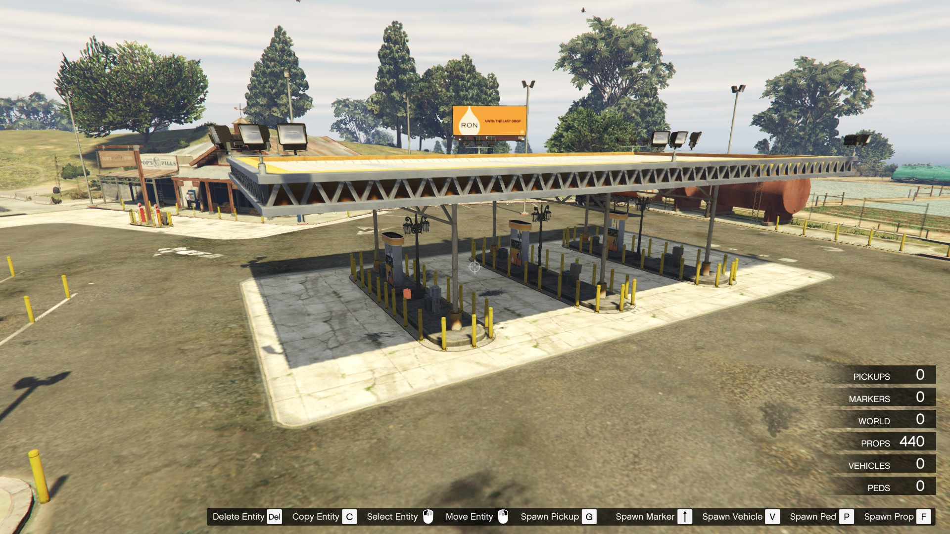 Gta 5 gas station map