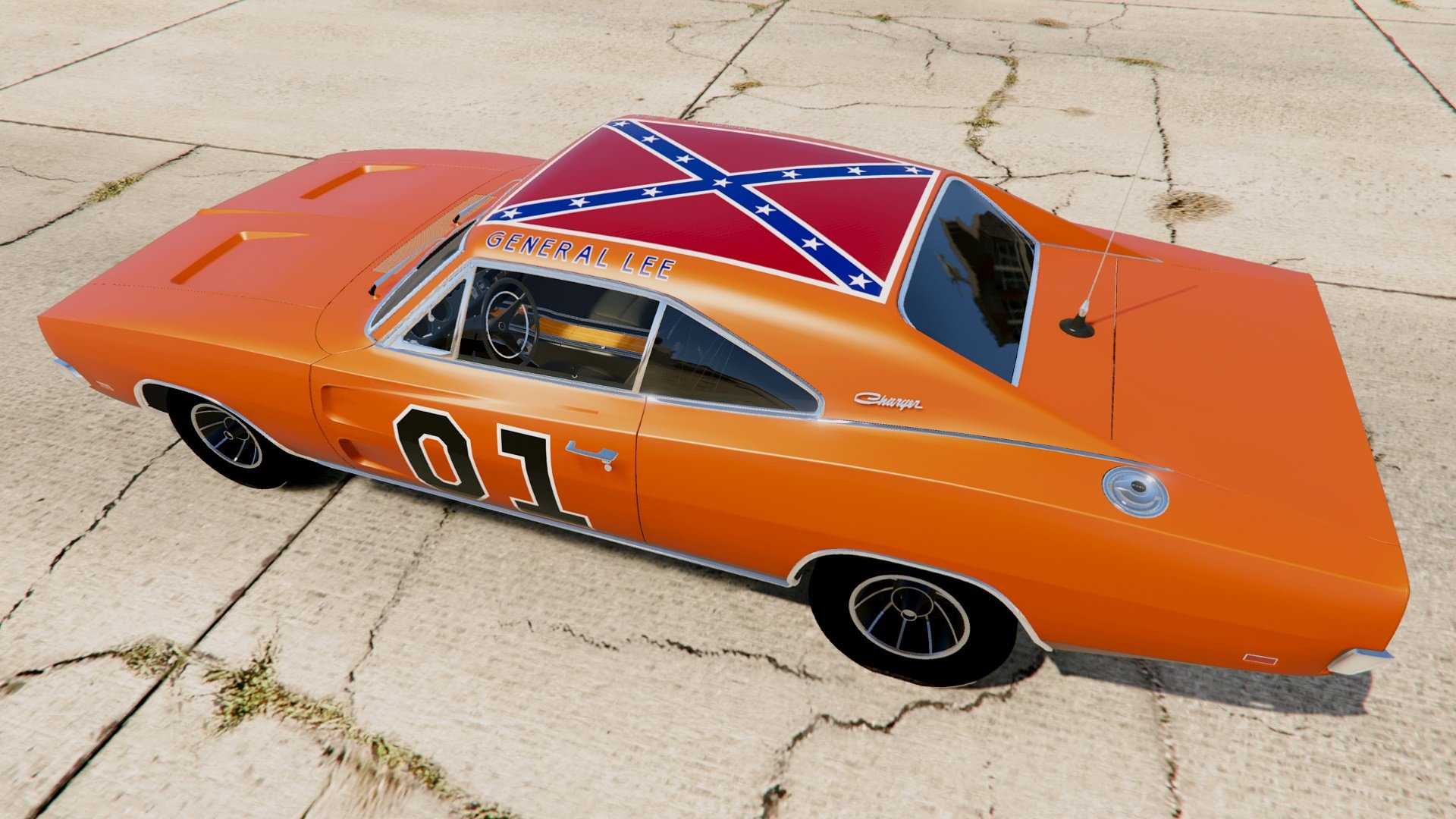 General Lee 1978 TV Livery HD - 1969 Dodge Charger 