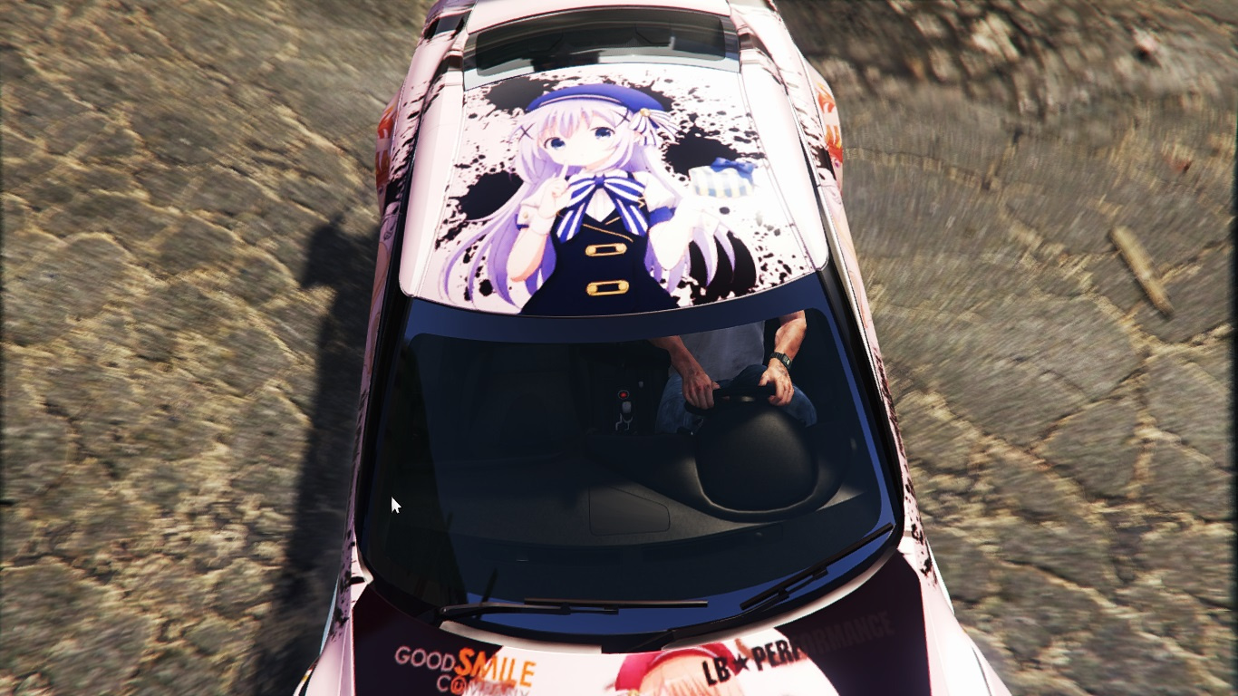 GochiUsa 2 Itasha for Nissan GT-R R35 [LibertyWalk] - GTA5-Mods.com