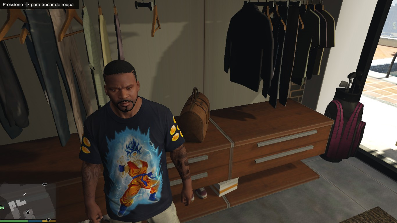 Goku SSGSS T-shirt for Franklin - GTA5-Mods.com