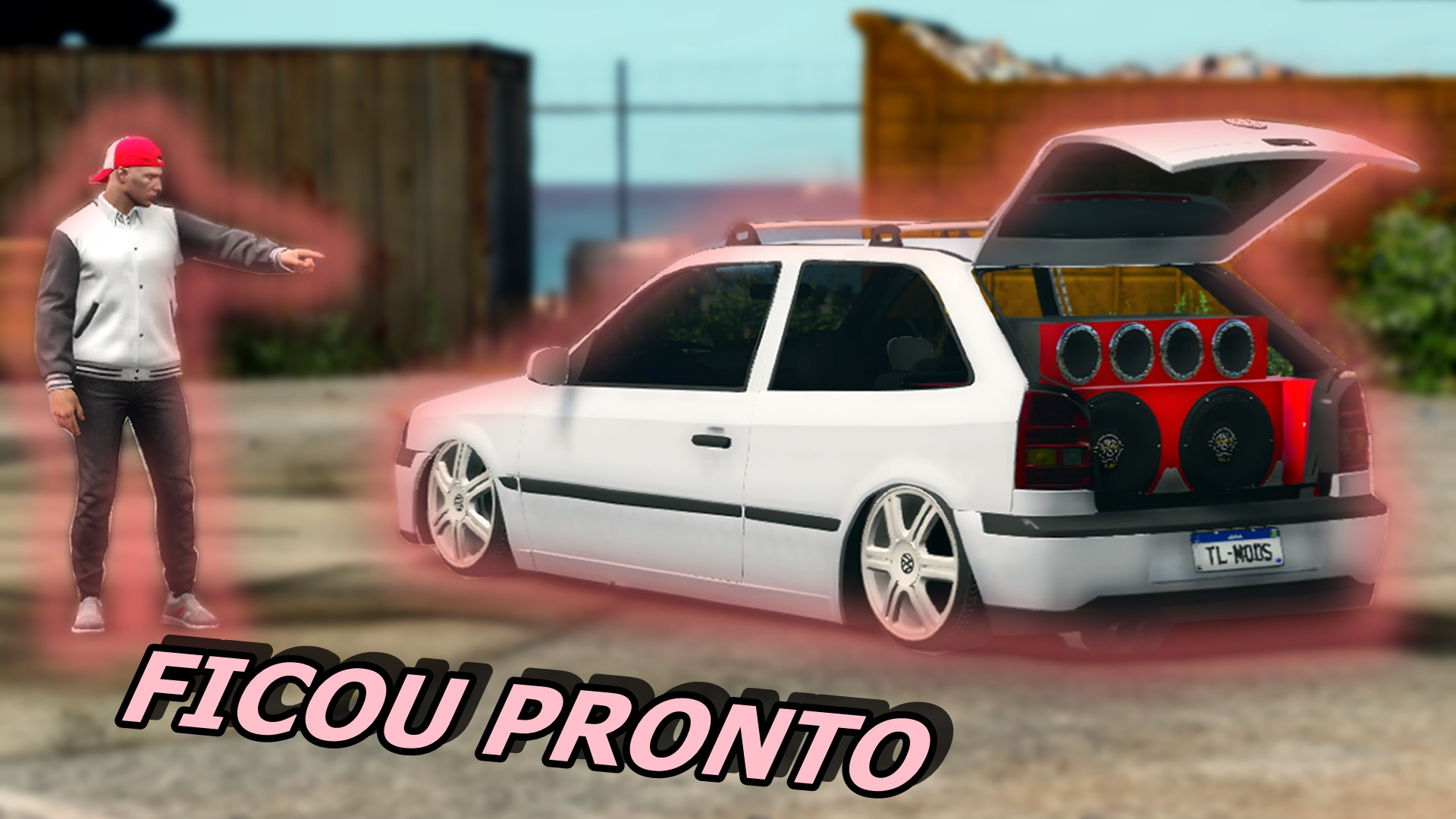 Mods GTA San Andreas: Vw Gol Bola Rebaixado com Muito Som