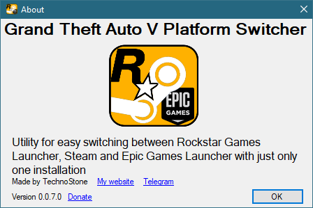 Grand Theft Auto V Platform Switcher 