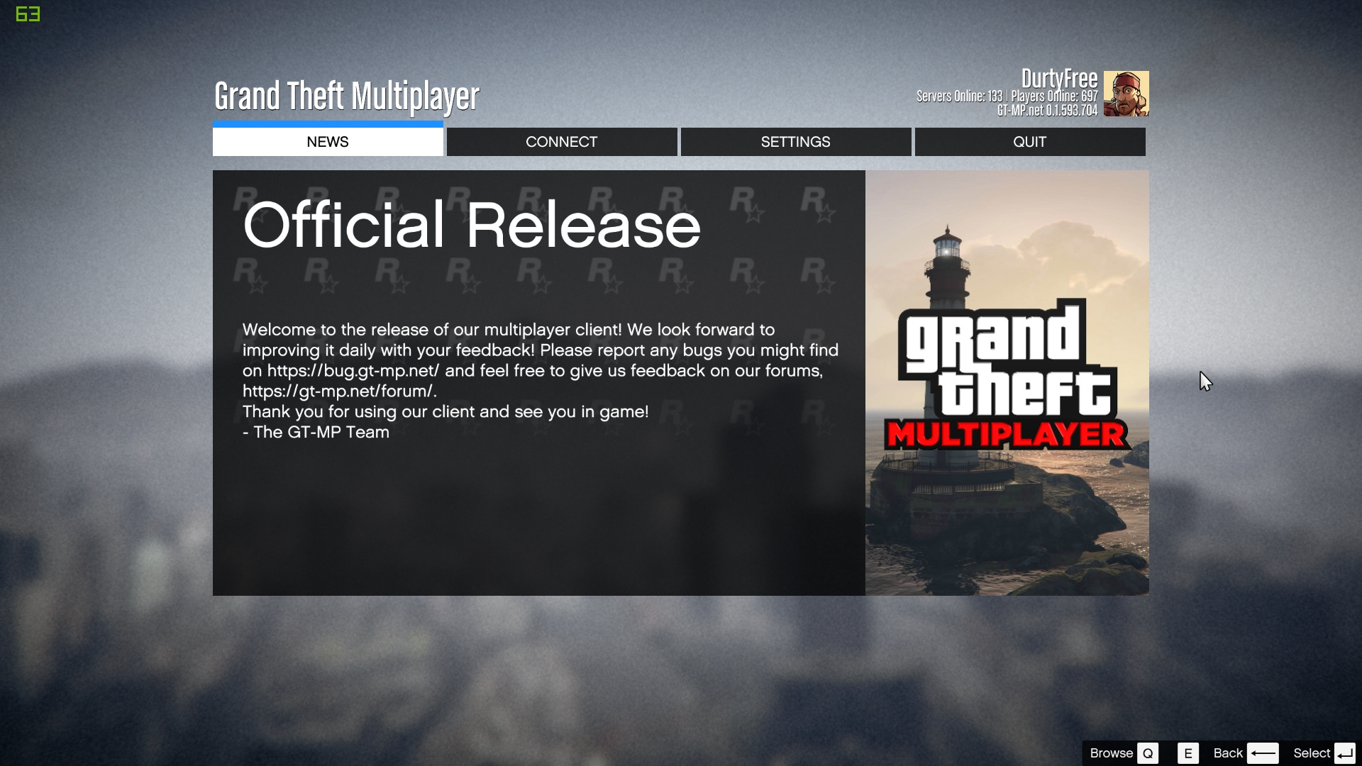 Grand Theft Multiplayer - GT-MP alternative Multiplayer ...