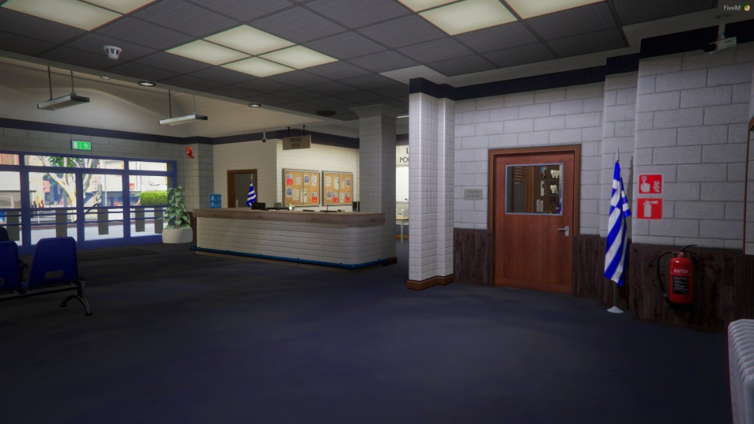 Greek Police Station Retexture for Mission Row - GTA5-Mods.com