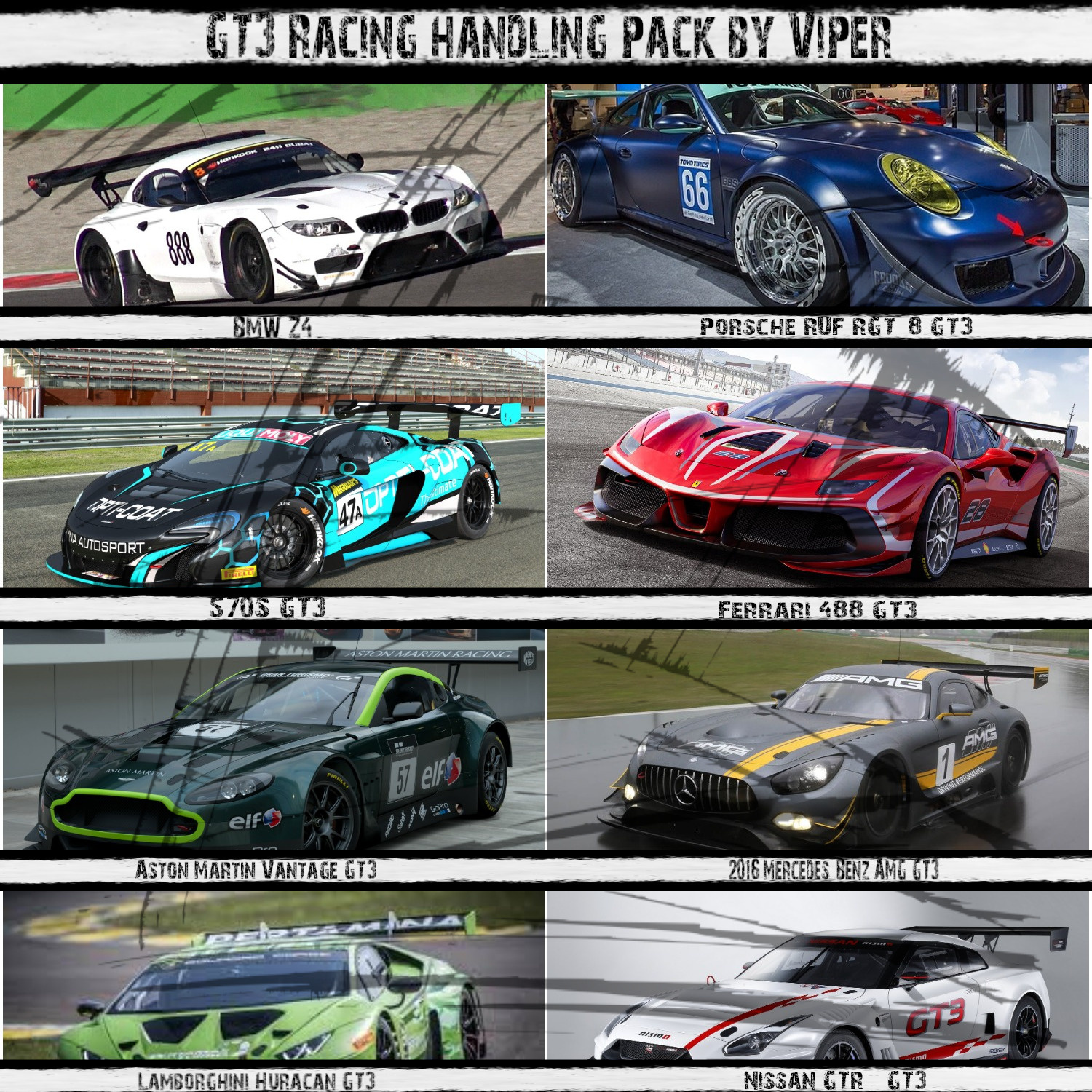GT3 Racing Handling pack - Viper - GTA5-Mods.com