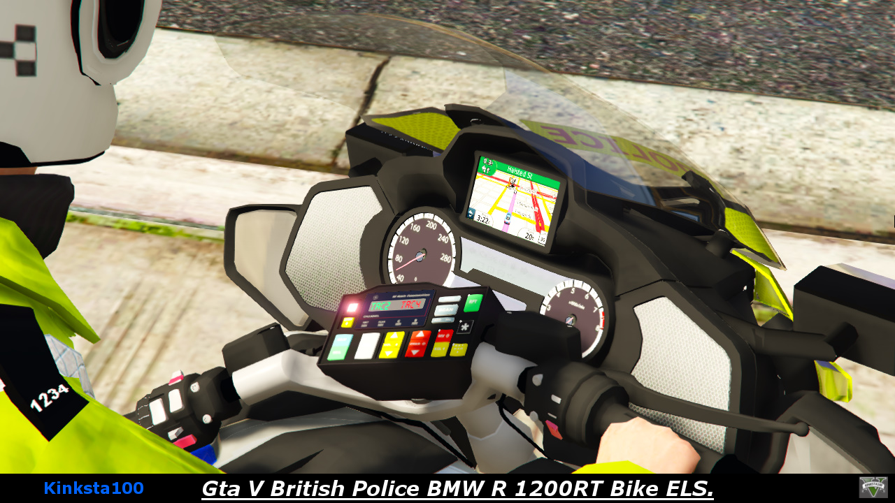 British Police BMW R 1200RT Bike ELS - GTA5-Mods.com