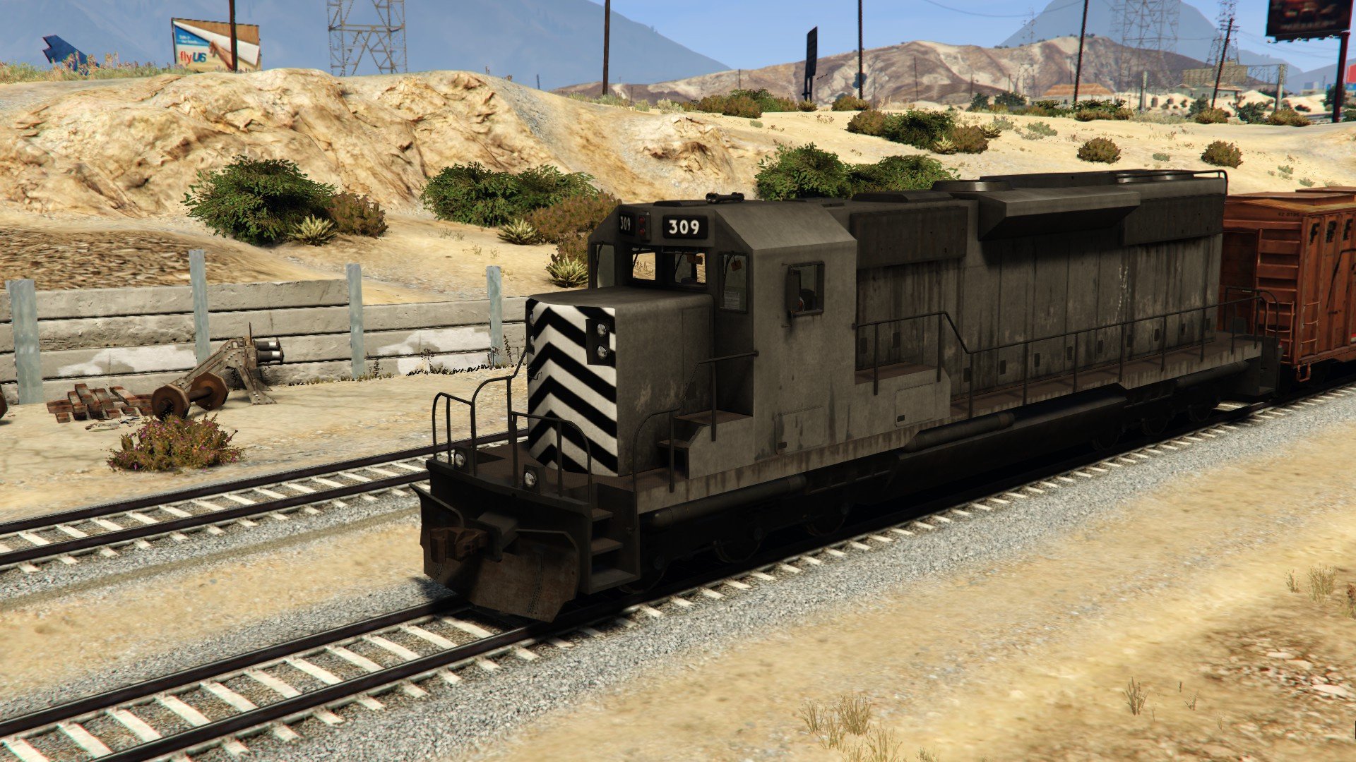 Gta V Freight Train For Gta San Andreas - Photos