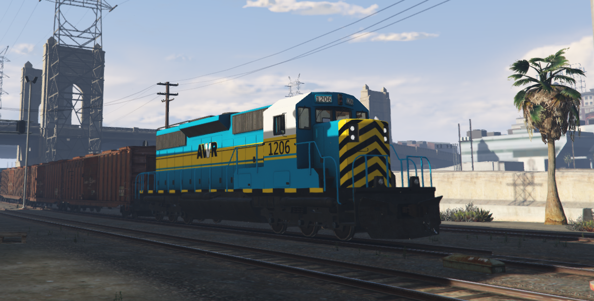 GTA San Andreas Freight Train - Unstoppable AWVR 1206 [Paintjob] - GTA5 ...