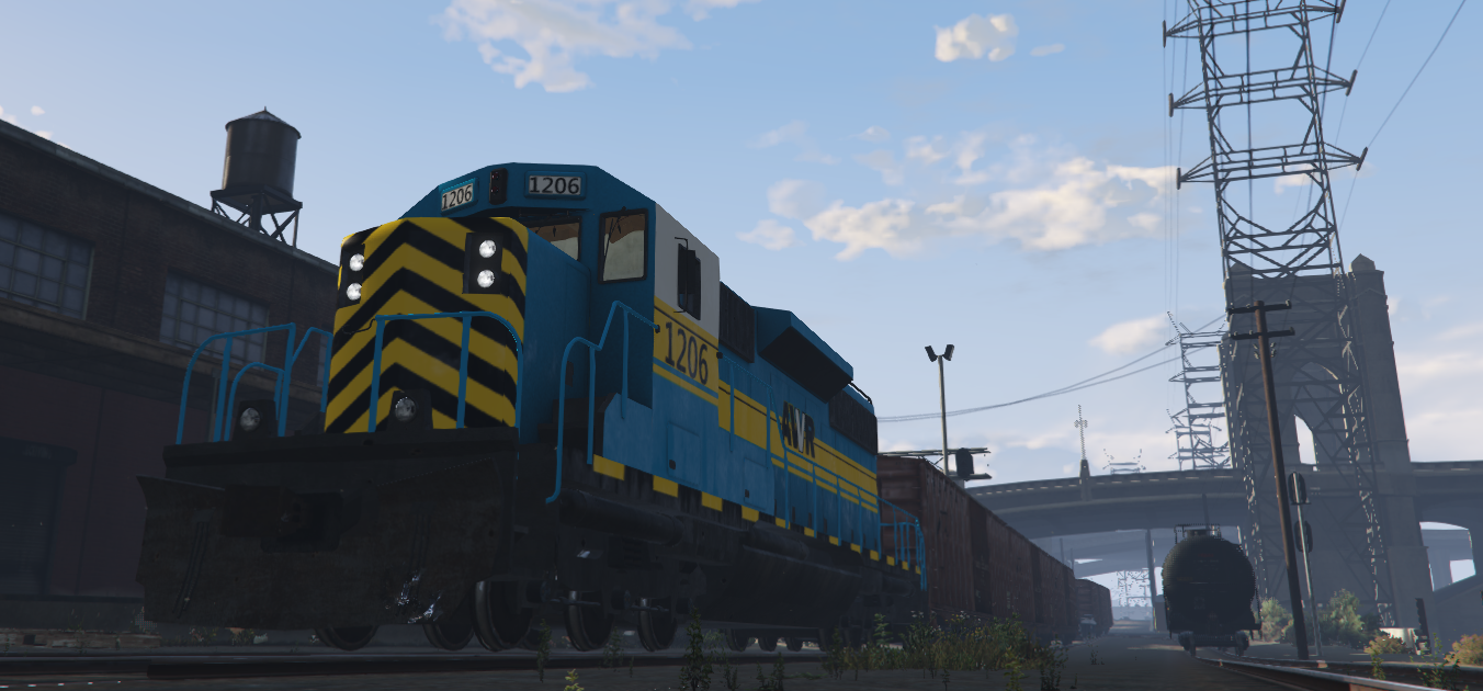 GTA San Andreas Freight Train - Unstoppable AWVR 1206 [Paintjob] - GTA5 ...