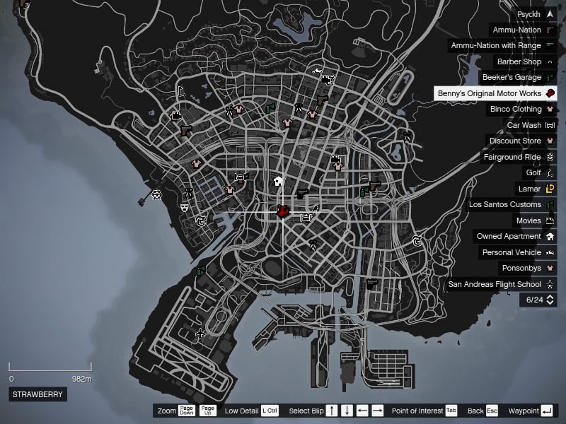 gta v map icons