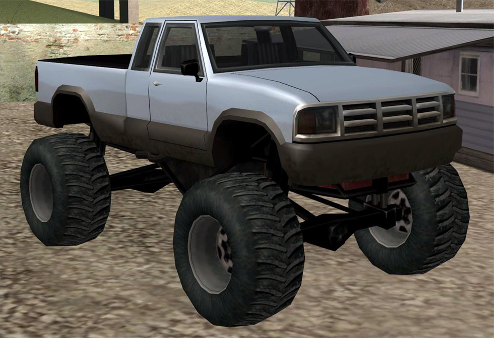 Código do carro monster big foot do GTA San Andreas 