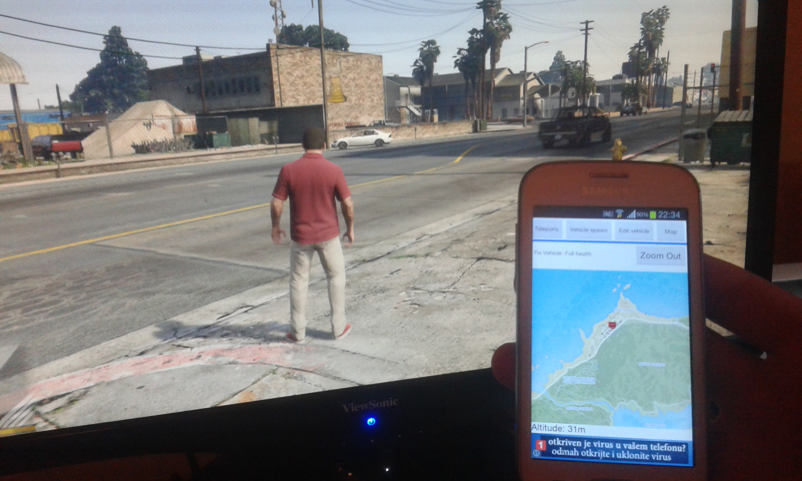 GTA 5 PC Mod: Use iPhone app to control in-game phone