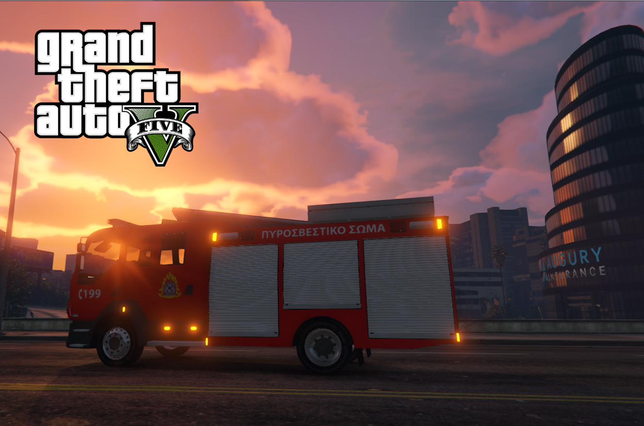 Gta 5 fire truck mod фото 47