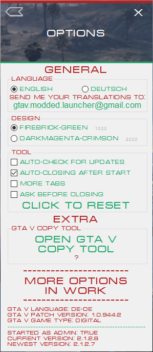 Callen's GTA V - Single Player Mod Menu 1.0.1.0 – GTA 5 mod