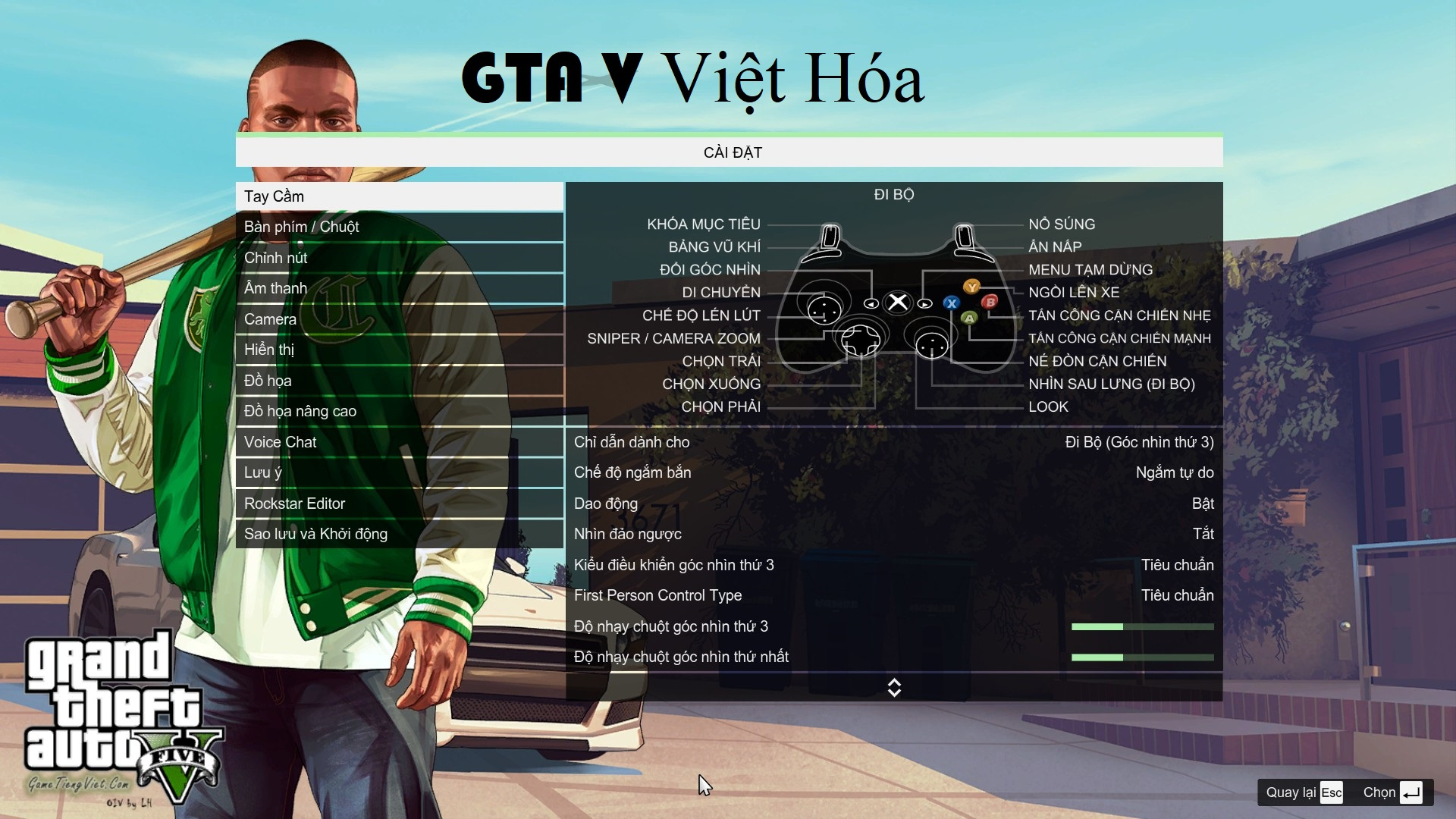 GTA V - Vietnamese Language Pack ( Việt Hóa ) - GTA5-Mods.com | Hình 2