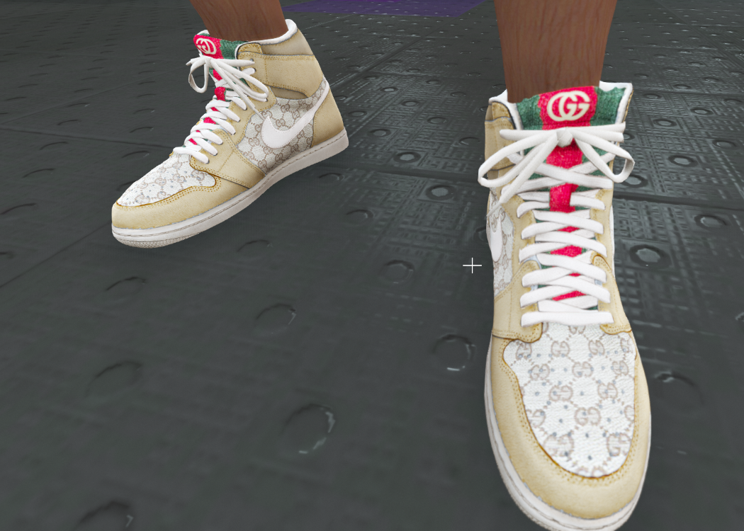 Gucci x Nike Custom Air Jordan 1 for Franklin 