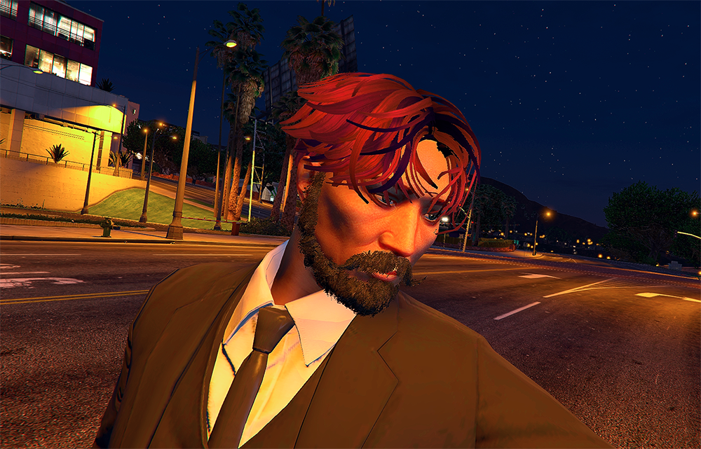 Hair On Two Halves Of The Head For Mp Male Gta5