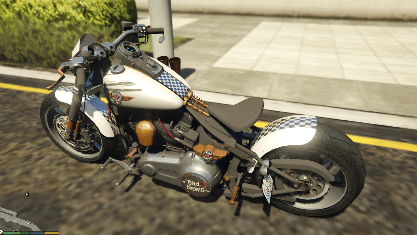  Harley  Davidson  Fat  Boy  Lo Racing Bobber GTA5 Mods com