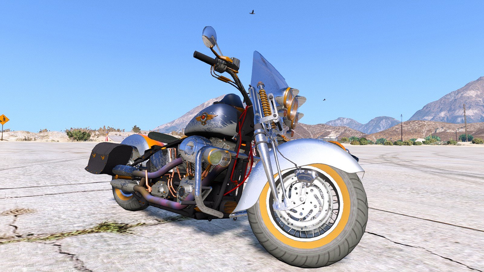 Harley Davidson Fat Boy Lo Vintage Replace Animated Gta5 Mods Com