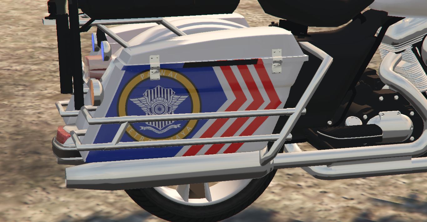  Harley Davidson Indonesia  Police Motorcycle GTA5 Mods com