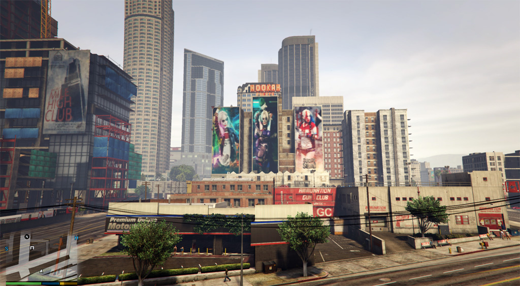 Harley Quinn Suicide Squad Downtown Building Ads - GTA5-Mods.com
