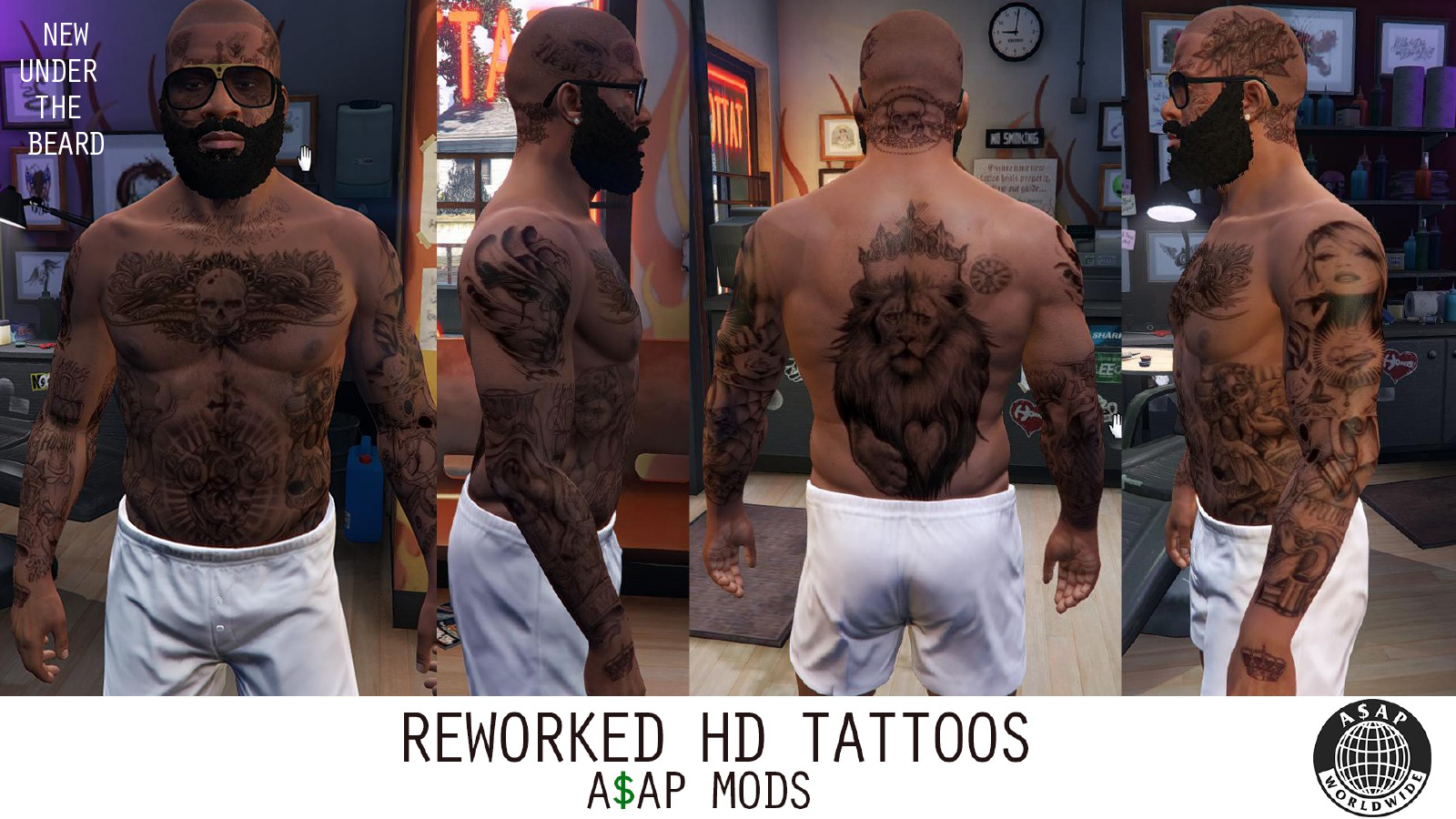 GTA 5 Татуировки Франклина