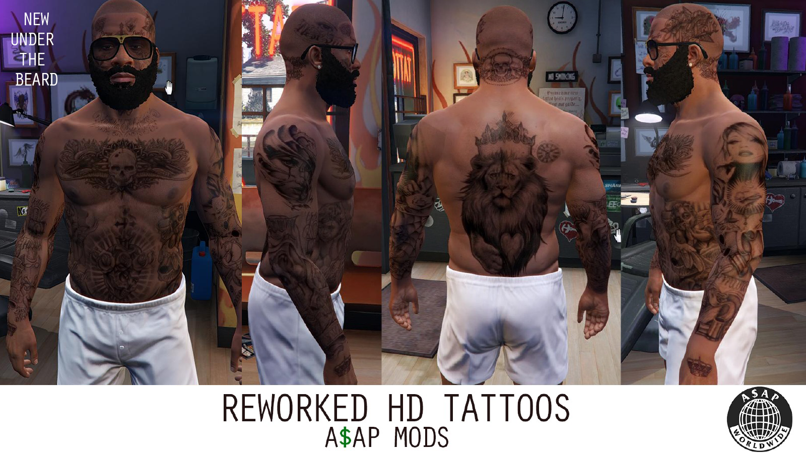 GTA 5 Player Mods - Tattoo 