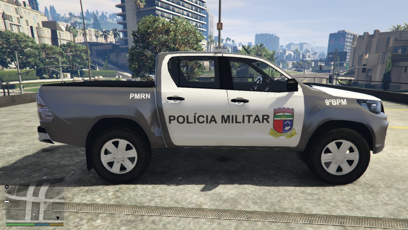 GTA V MOD Policia - Carro HILUX da Policia 