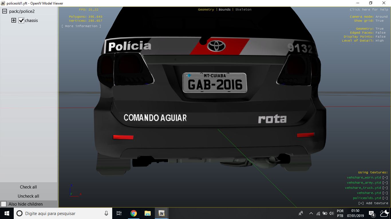 Hilux Sw4 ROTA PMESP Comando Aguiar (com pretinho) - GTA5-Mods.com