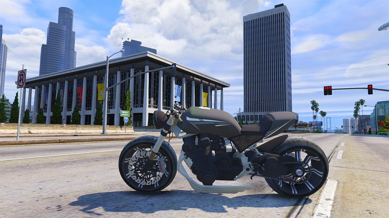 Honda CB 1800 Cafe Racer GTA5 Modscom