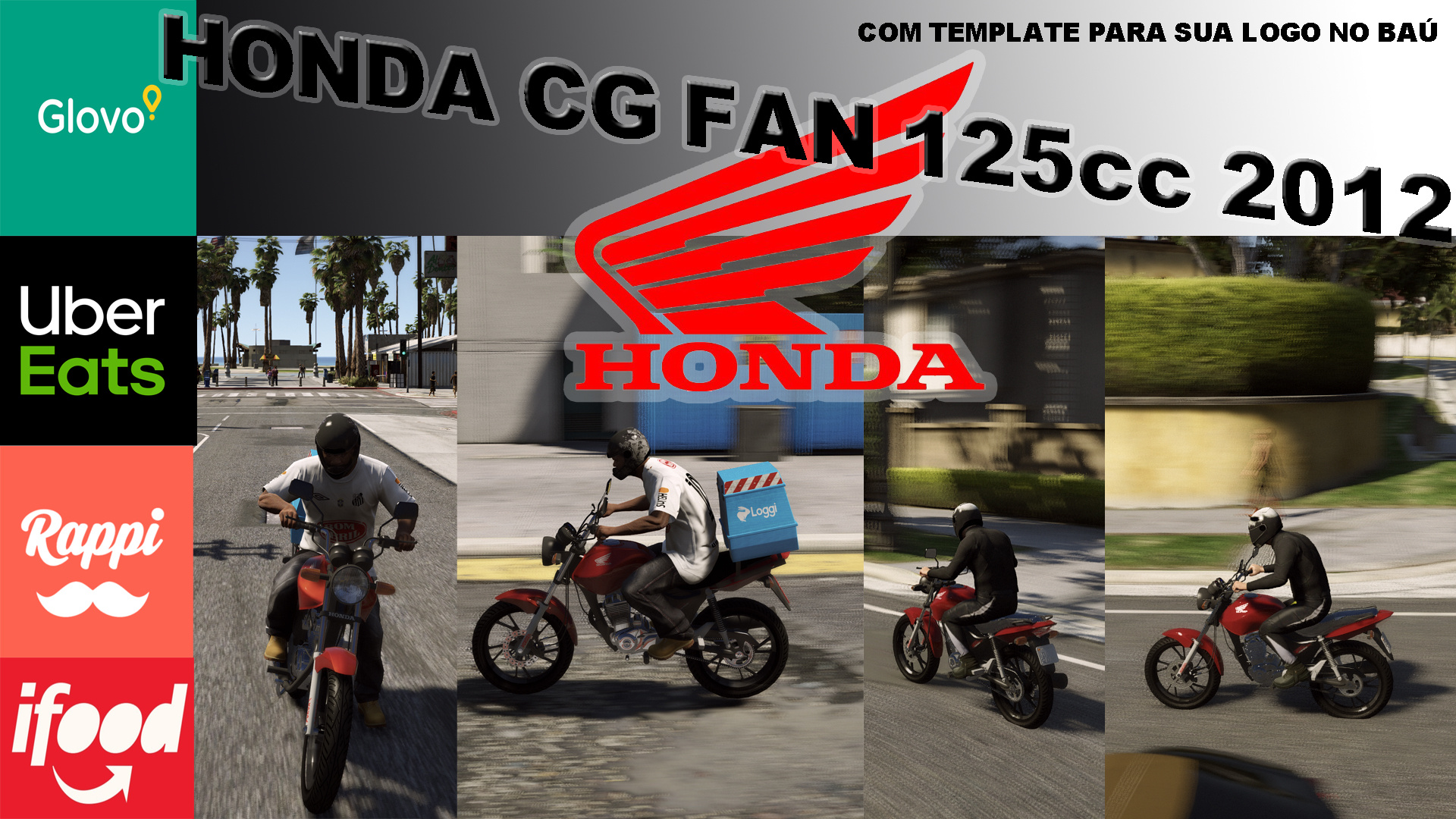 HONDA CG FAN 125cc DELIVERY - GTA5-Mods.com