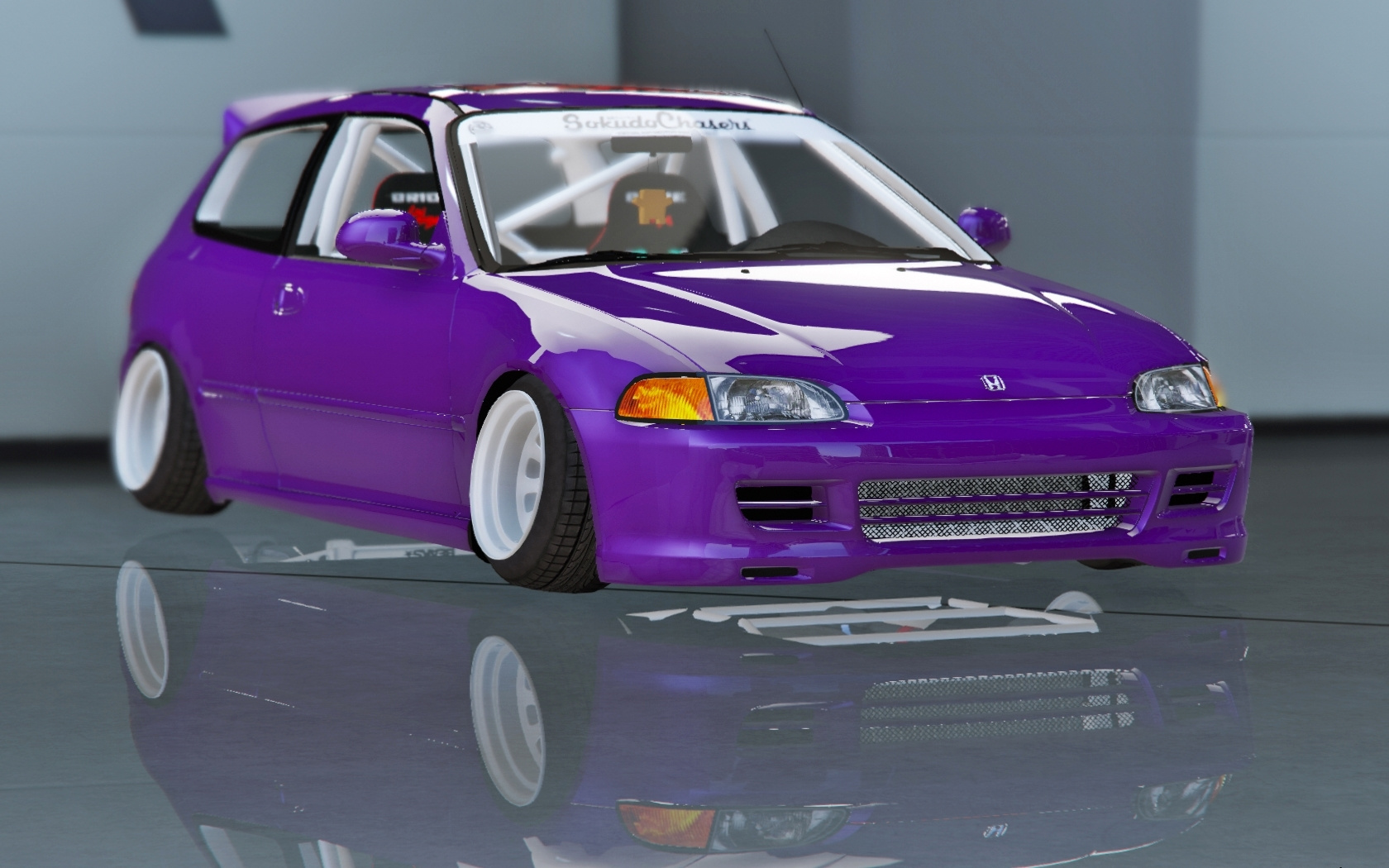 Honda Civic EG6 Stance Tuning Template GTA5 Modscom