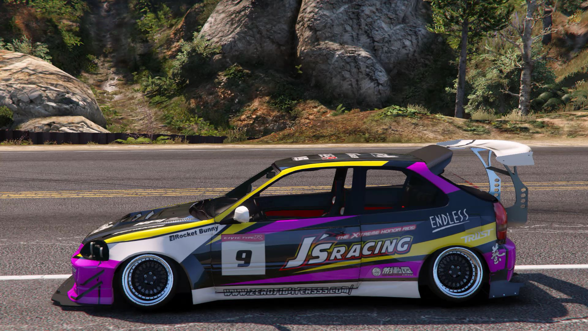 Honda Civic Ek9 J S Racing Livery Gta5 Mods Com