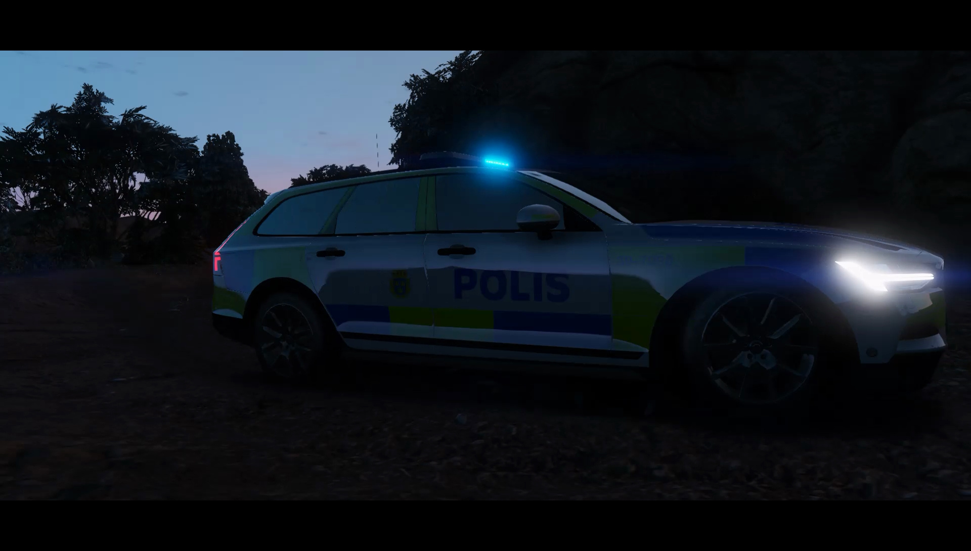 Hq Swedish Police Volvo V90 Cross Country Marked And Unmarked Gta5 