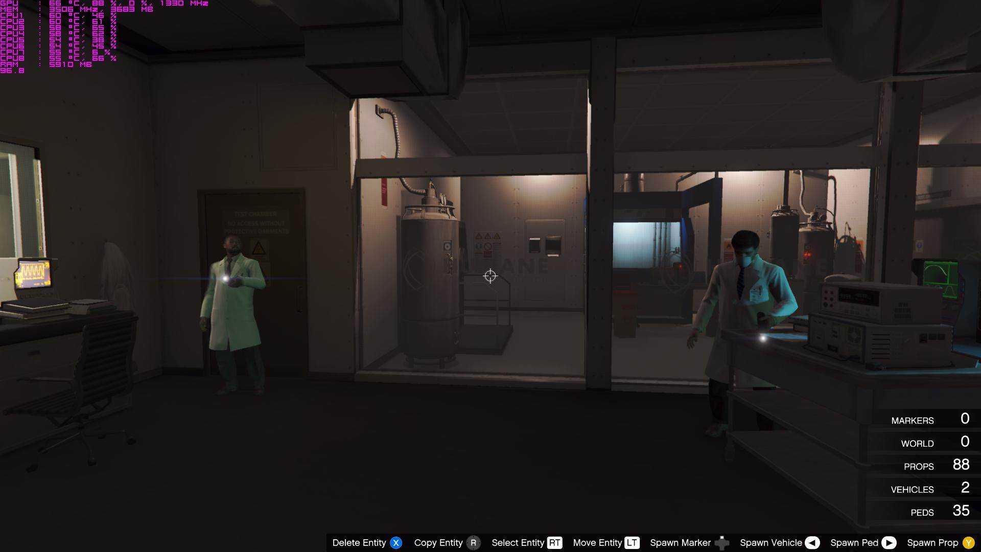 Human labs gta 5 карта