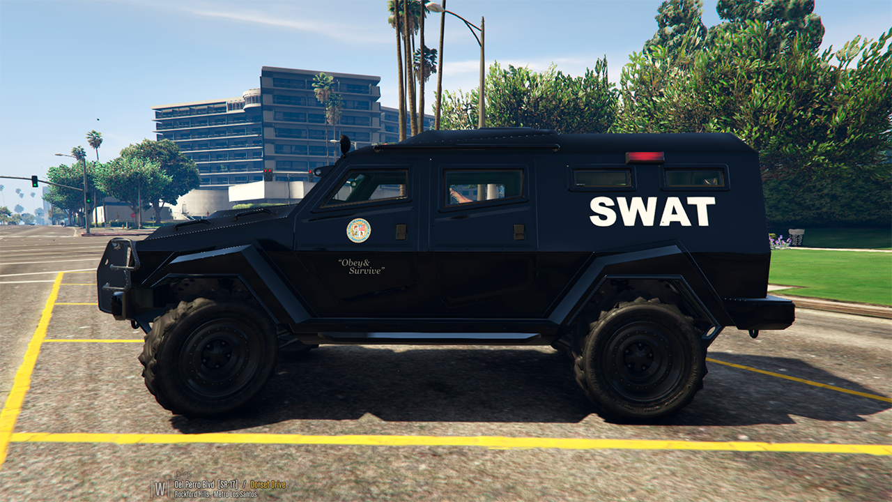 How do you spawn a SWAT truck in GTA 5?