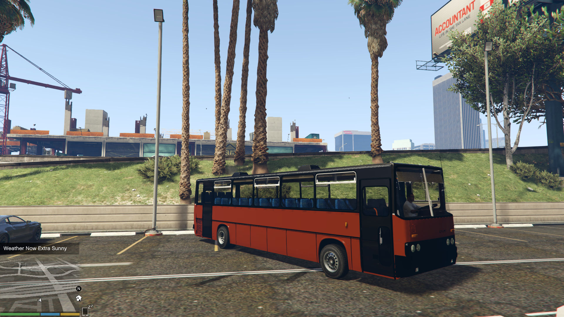 Hungarian bus Ikarus-250 Minecraft Map