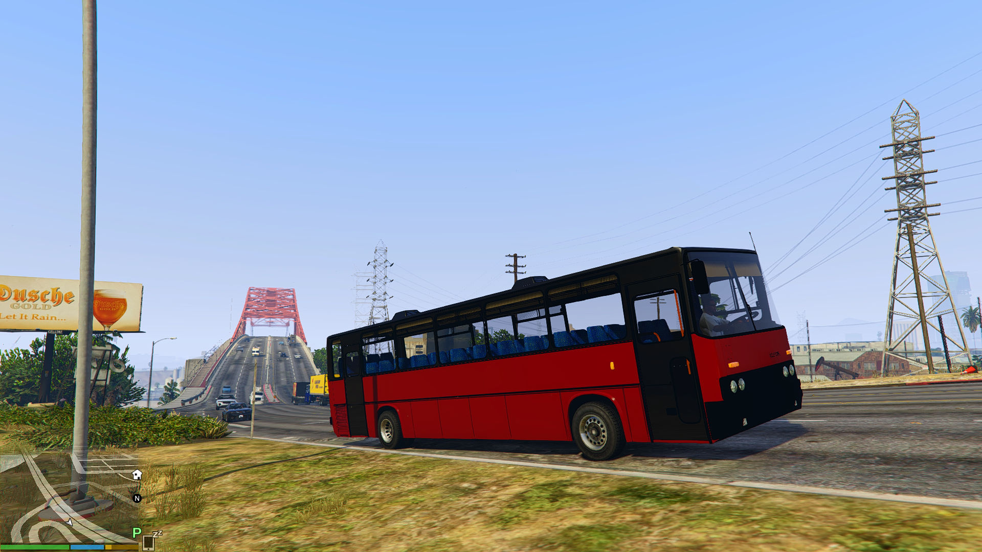 Hungarian bus Ikarus-250 Minecraft Map