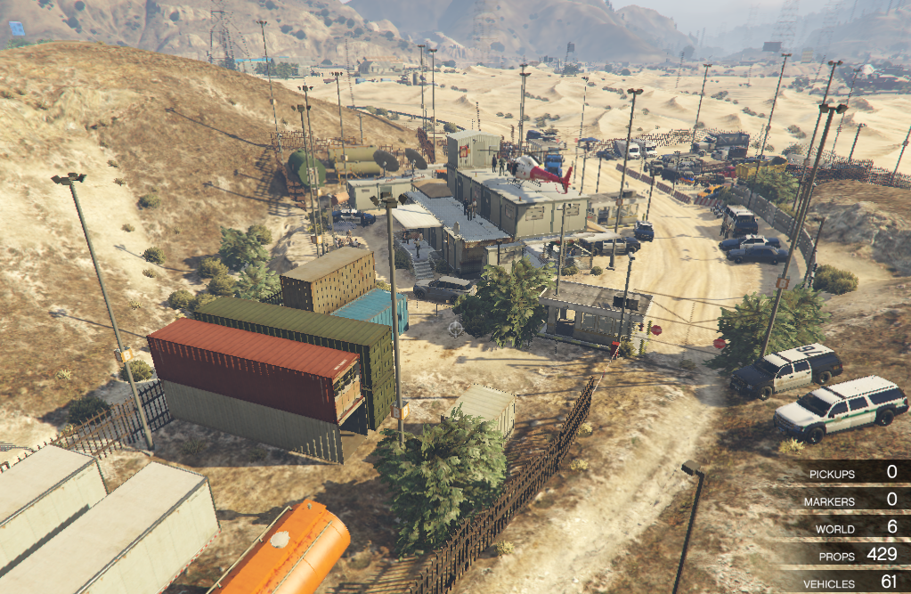 Impounded Cars Yard + Police Check Post - Gta5-mods.com