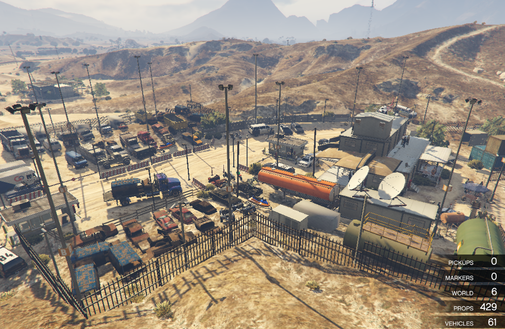 Impounded cars yard + police check post - GTA5-Mods.com