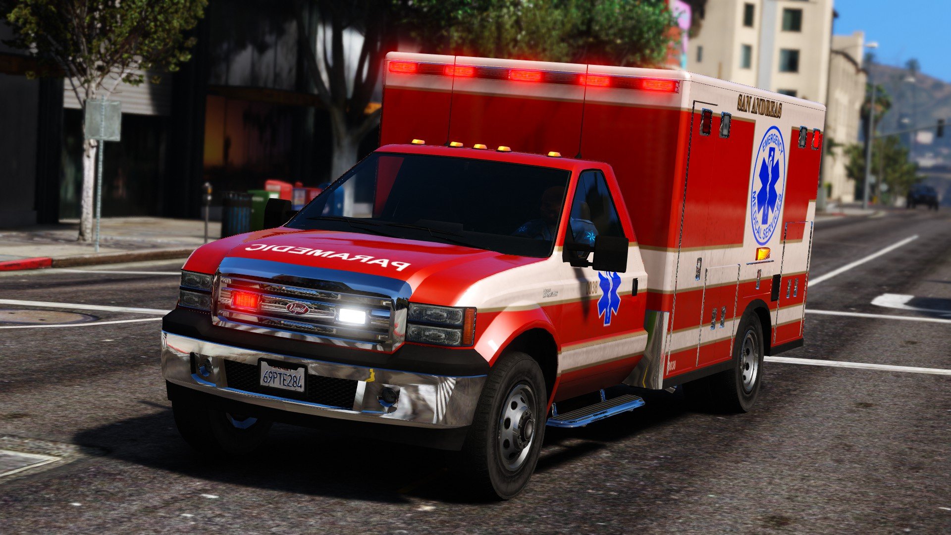 Improved Brute & Sadler Ambulances [Add-On|Replace|Template] - GTA5 ...