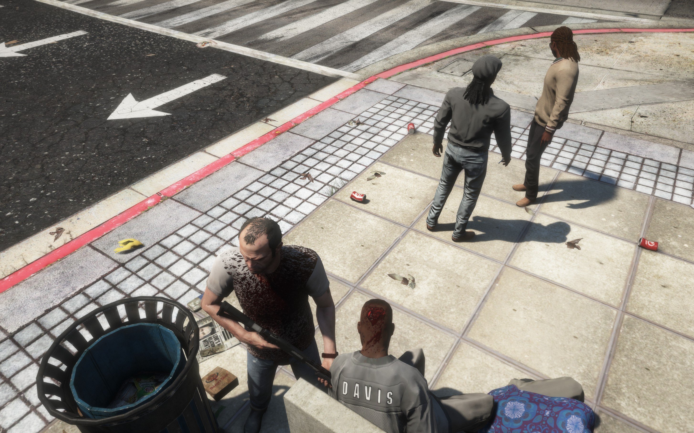 Blood and gore for gta 5 фото 44